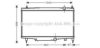 AVA QUALITY COOLING PE2229 Radiator, engine cooling